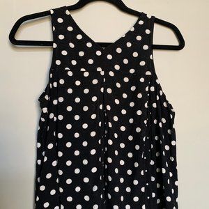 Polka Dot Tank Top Blouse Madewell